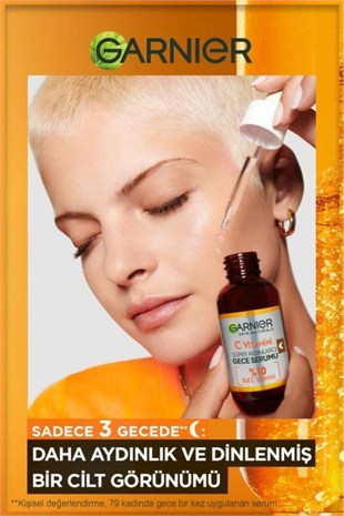 Garnier C Vitamini Süper Aydınlatıcı Gece Serumu 30 ML
