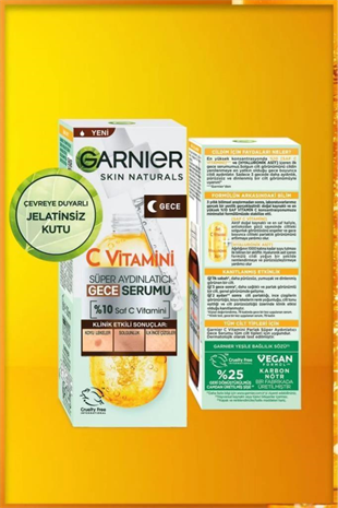 Garnier C Vitamini Süper Aydınlatıcı Gece Serumu 30 ML