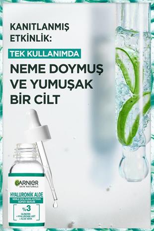 Garnier Hyaluronik Aloe Nemlendirici Ve Dolgunlaştırıcı Süper Serum 30 ml