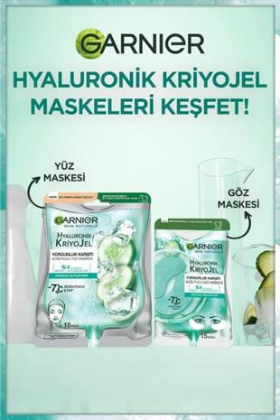 Garnier Hyaluronik Kriyojel Yorgunluk Karşıtı Soğutucu Yüz Maskesi