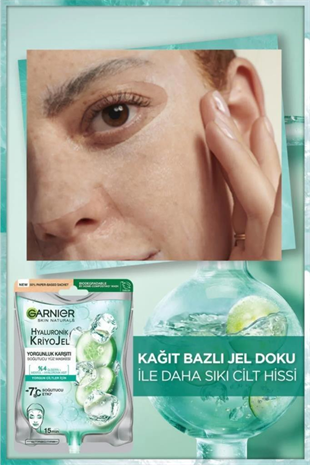 Garnier Hyaluronik Kriyojel Yorgunluk Karşıtı Soğutucu Yüz Maskesi