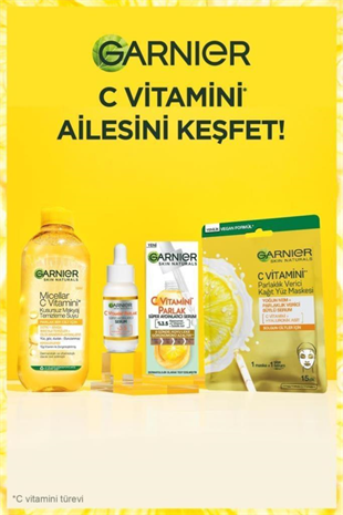 Garnier Micellar C Vitamini Kusursuz Makyaj Temizleme Suyu 400 ml