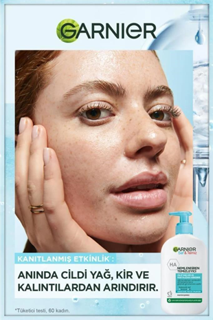Garnier Saf & Temiz Nemlendiren Yüz Temizleme Jeli 250 ml