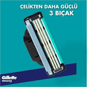 Gillete Mach 3 Yedek Tıraş Bıçağı 8 Li