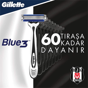 Gillette Blue 3 Beşiktaş Özel Seri 6lı Paket Tıraş Bıçağı