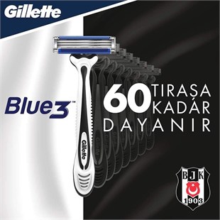 Gillette Blue 3 Beşiktaş Özel Seri 6lı Paket Tıraş Bıçağı