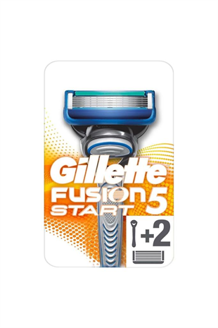Gillette Fusion 5 Start Tıraş Makinesi + 2 Adet Yedek Başlık