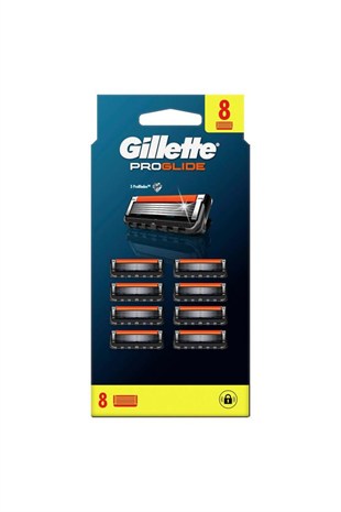 Gillette Fusion Proglide Avantajlı Yedek Tıraş Bıçağı 8 Adet