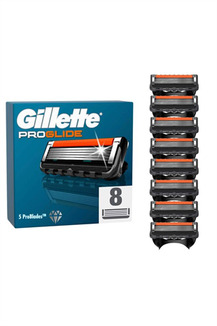 Gillette Fusion Proglide Avantajlı Yedek Tıraş Bıçağı 8 Adet