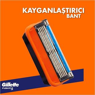 Gillette Fusion Yedek Tıraş Bıçağı 8 Adet Karton Paket