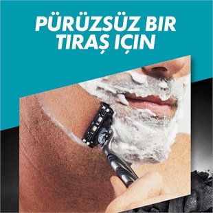 Gillette Mach 3 Charcoal Tıraş Makinesi + 2 Yeded Tıraş Bıçağı