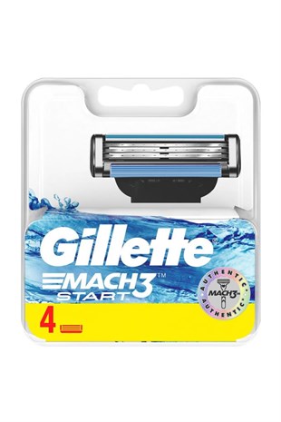 Gillette Mach 3 Start Tıraş Bıçağı 4lü Yedek Başlık