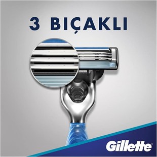 Gillette Mach 3 Start Tıraş Makinesi 3lü Yedek Tıraş Bıçağı