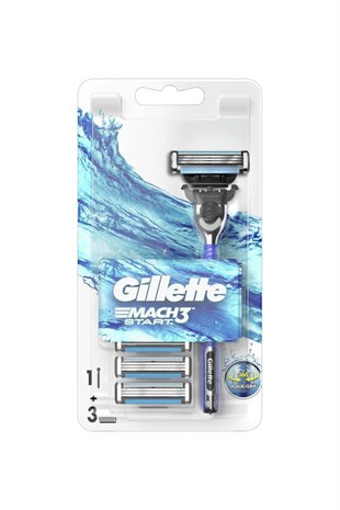 Gillette Mach 3 Start Tıraş Makinesi 3lü Yedek Tıraş Bıçağı