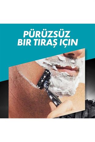 Gillette Mach3 Charcoal Yedek Tıraş Bıçağı 2li