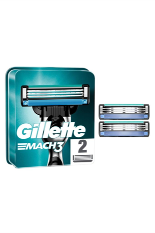Gillette Mach3 Yedek Tıraş Bıçağı 2li