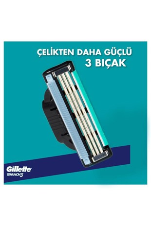 Gillette Mach3 Yedek Tıraş Bıçağı 4lü