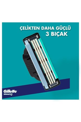 Gillette Mach3 Yedek Tıraş Bıçağı 4lü