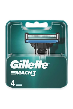 Gillette Mach3 Yedek Tıraş Bıçağı 4lü