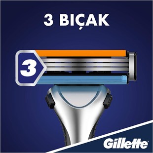 Gillette Sensor 3 Tıraş Makinesi + 6 Yedek Tıraş Bıçağı