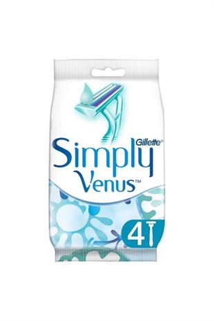 Gillette Simply Venus 2 Smooth Tıraş Bıçağı 4 Adet 