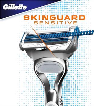 Gillette Skinguard Tıraş Makinesi+4lü Yedek Tıraş Bıçağı