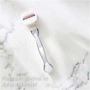 Gillette Venus Comfort Glide Sugarberry Tıraş Makinesi +1 Adet Başlık