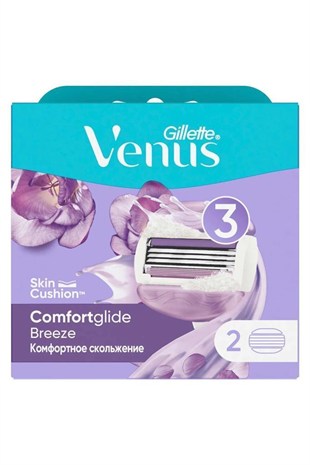 Gillette Venus Comfortglide Breeze 2 Adet Yedek Başlık