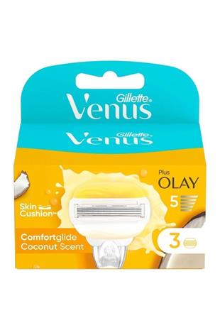 Gillette Venus Comfortglide Olay Kadın Tıraş Makinesi 3lü Yedek Başlık