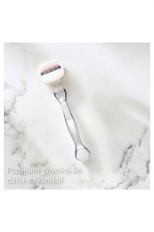Gillette Venus Comfortglide Sugarberry Tıraş Makinesi+2 Adet Yedek Başlık + Çanta