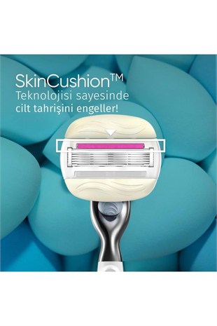 Gillette Venus Comfortglide Sugarberry Tıraş Makinesi+2 Adet Yedek Başlık + Çanta