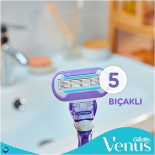 Gillette Venus Extra Smooth Swirl Tıraş Makinesi+Yedek Başlık