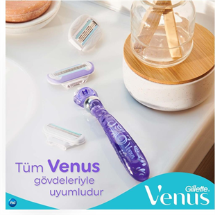 Gillette Venus Extra Smooth Swirl Tıraş Makinesi+Yedek Başlık