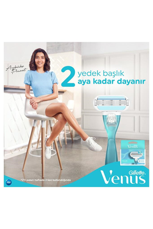 Gillette Venus Smooth Kadın Tıraş Bıçağı 2li