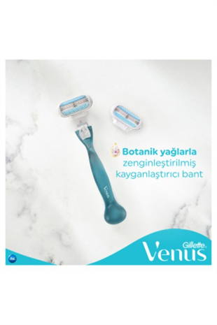 Gillette Venus Smooth Kadın Tıraş Makinesi 3 Yedek Tıraş Bıçağı