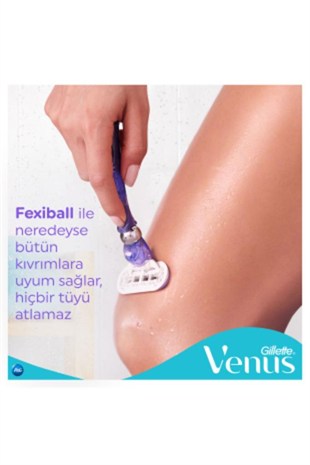 Gillette Venus Swirl Tıraş Makinesi + 3 Yedek Başlık