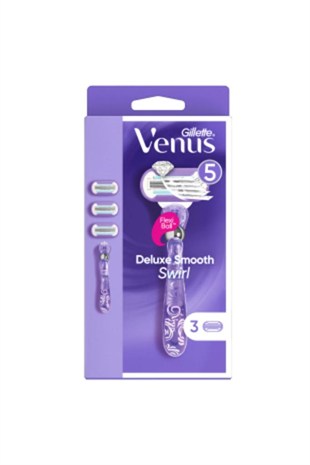 Gillette Venus Swirl Tıraş Makinesi + 3 Yedek Başlık