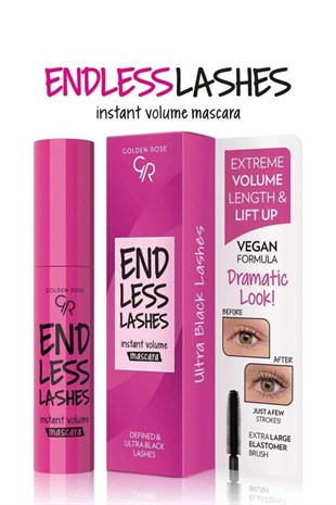 Golden Rose Endless Lashes Instant Volume Maskara