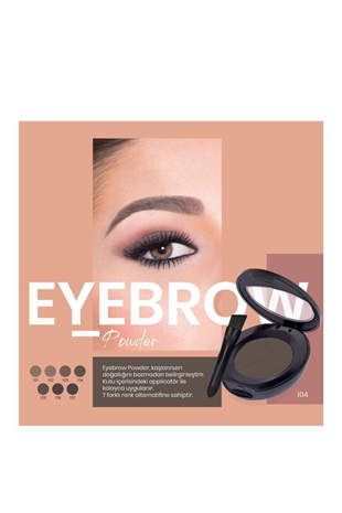 Golden Rose Eyebrow Powder 104 Kaş Farı