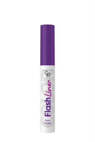 Golden Rose Flash Liner Colered Eyeliner No:107 Plum Purple - Renkli Eyeliner