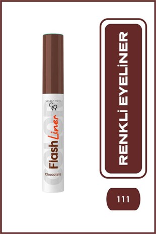 Golden Rose Flash Liner Colored Eyeliner No:111 Chocolate - Renkli Eyeliner