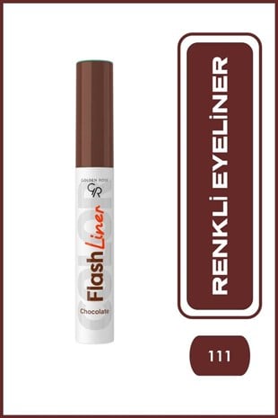 Golden Rose Flash Liner Colored Eyeliner No:111 Chocolate - Renkli Eyeliner