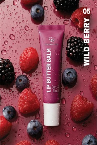 Golden Rose Lip Butter Balm No: 05 Wild Berry Nemlendirici ve Parlatıcı Dudak Balmı