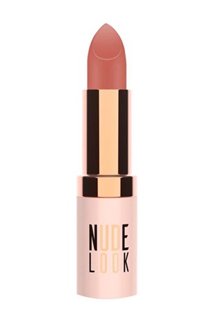 Golden Rose Nude Look Matte Lipstick 02 Peachy Nude Ruj
