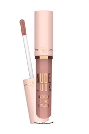 Golden Rose Nude Look Natural Shine Lipgloss 01 Nude Delight Ruj