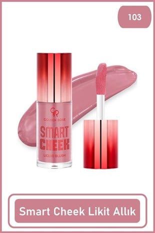 Golden Rose Smart Cheek Liquid Blusher 103-Pembe Likit Allık 6 ml