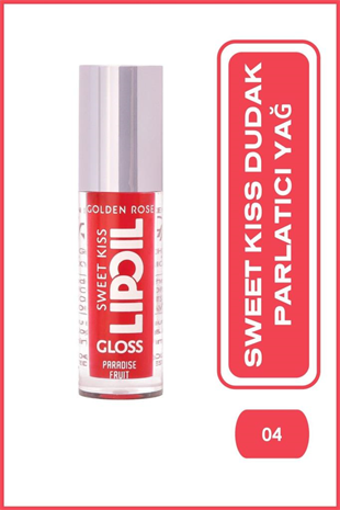 Golden Rose Sweet Kiss Lip Oil Gloss 04 Paradise Fruit Dudak Parlatıcısı