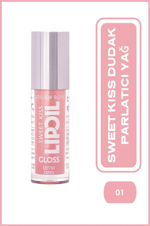Golden Rose Sweet Kiss Lip Oil Gloss 01 Cotton Candy Dudak Parlatıcısı