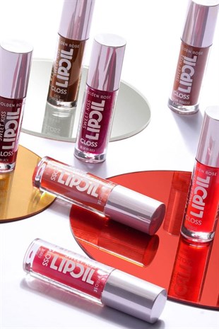 Golden Rose Sweet Kiss Lip Oil Gloss 08 Black Cherry Dudak Parlatıcısı