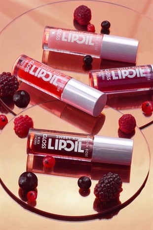 Golden Rose Sweet Kiss Lip Oil Gloss 08 Black Cherry Dudak Parlatıcısı